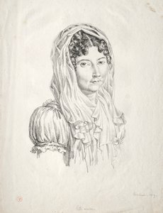 女性の肖像 作： Moisbach