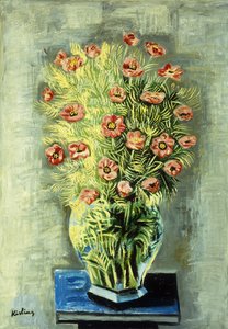 ポピーの花束（Bouquet de Pavots 作： Moise Kisling