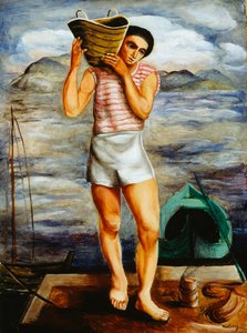 漁師 作： Moise Kisling