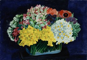 花 作： Moise Kisling