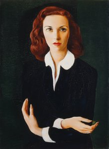 シルヴィア・マンの肖像 作： Moise Kisling