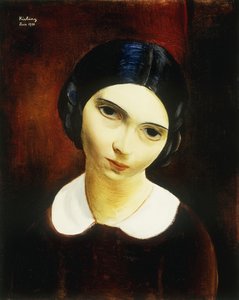 若い女性の肖像 作： Moise Kisling