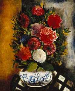 花瓶（Vase de Fleurs 作： Moise Kisling
