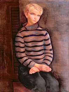 ブロンド少年 作： Moise Kisling