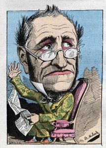 1882年にB.モロク（1849-1909）が描いたトゥチャトゥの「トロンビノスコープ」に登場する19世紀の学芸員の寓意。個人蔵。
