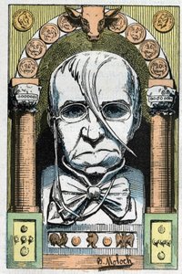 エミール・ド・ジラルダンの肖像（フランスのジャーナリスト、パブリシスト、政治家、1806-1881年 作： Moloch