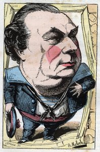 フランスのコメディアン、フランソワ・ドメーヌ（1831-1893）の肖像