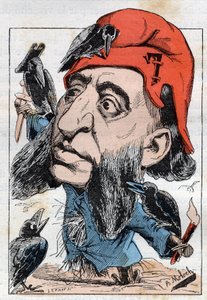 フランスの政治家、ジュール・フェリー（1832-1893）の肖像 作： Moloch