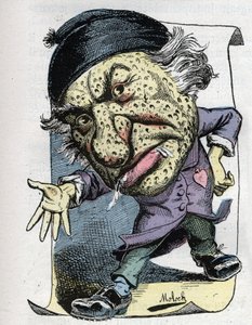 フランスのジャーナリスト・作家であるルイ・ヴイヨ（1813-1883）の肖像 作： Moloch