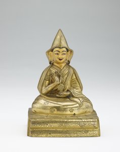19世紀半ばのラマと教師の部分的なセットからの正体不明の教師 作： Mongolian School