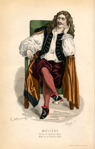 「モリエール」、1868年。 作： Monnin