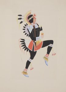 パネル＃1、1934年頃（水彩）