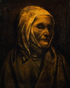 聖アンジェラ・メリチの肖像 作： Moretto da Brescia