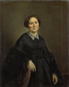 ヨハンナ・クリスティーナ・ベーレンカンプ (1820-90)。 コーネリス・アウトショーンの妻