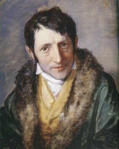 カール・ルートヴィヒ・ベルネの肖像 1786-1837, 1833. 作： Moritz Daniel Oppenheim