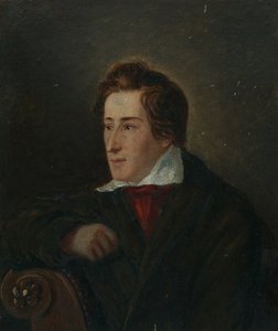 詩人ハインリッヒハイネの肖像1797-1856