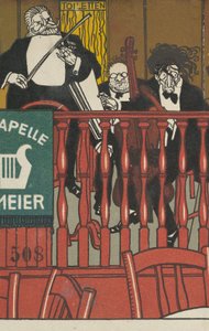 サロン・オーケストラ・マイヤー、1911年。 作： Moritz Jung