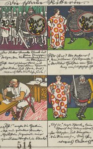 賢いレディナイト、1911年。 作： Moritz Jung