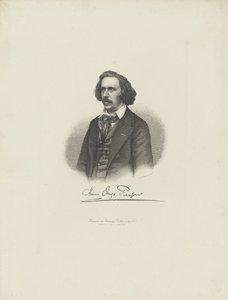 作曲家ヘンリー・ヒューゴ・ピアソンの肖像 1815-1873年、c。 1850年。 作： Moritz Laemmel
