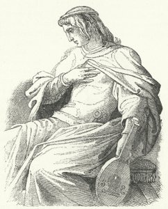 ヴォルフラムフォン・エッシェンバッハ（ドイツの騎士・詩人）（彫刻作品 作： Moritz Ludwig von Schwind