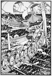 「北方の到来」、1913 年。 作： Morris Meredith Williams