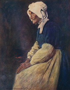 「ブルトンの女性」、1903 作： Mortimer L Menpes