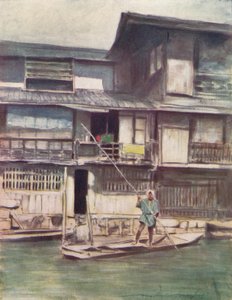 「運河沿い」、1901 年 作： Mortimer L Menpes