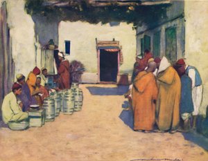 中庭、1903 作： Mortimer L Menpes