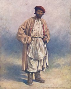 「カシミールのヒンドゥー教の羊飼い」、1903 年 作： Mortimer L Menpes