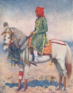 「アルワル州の演技馬」、1903