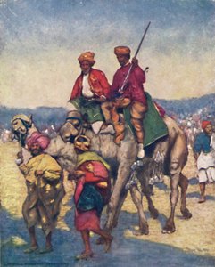 「マイソールのラクダ」、1903 年 作： Mortimer L Menpes