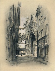 リレボンヌの大聖堂、1903 作： Mortimer L Menpes