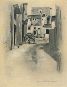 人けのない家、1903 作： Mortimer L Menpes