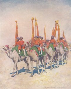 「カッチのエンブレムベアラー」、1903 作： Mortimer L Menpes