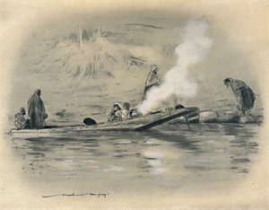 遊牧民の家族、1903 作： Mortimer L Menpes