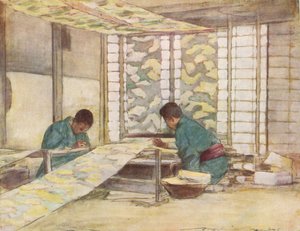 「仕上げ」、c1887、1901 作： Mortimer L Menpes