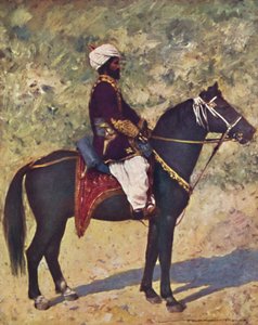 ボンベイキャンプの騎士、1903年 作： Mortimer L Menpes
