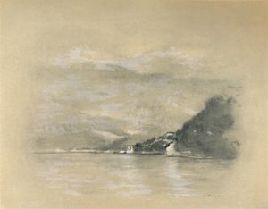 ルツェルン湖、1903 作： Mortimer L Menpes