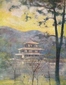 「京都の外」、c1887、1901 作： Mortimer L Menpes