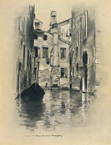 「ベニスの通り」、1903 作： Mortimer L Menpes