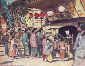 「遊びの手形」、c1887、1901 作： Mortimer L Menpes