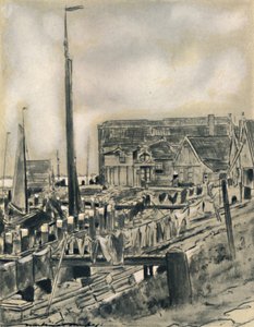 「オランダの住居のタイプ」、1903 作： Mortimer L Menpes