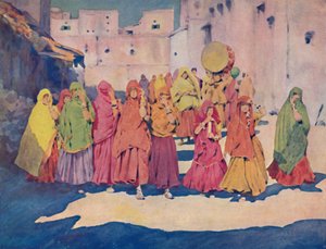 太陽の炎、1903 作： Mortimer Ludington Menpes
