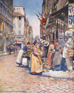 セーヌ通りの角 作： Mortimer Ludington Menpes