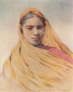 ネイティブの花嫁、1905 作： Mortimer Ludington Menpes