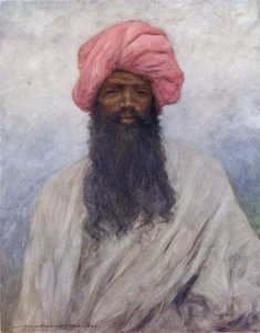 A Typical Baluch（カラーリトグラフ 作： Mortimer Ludington Menpes