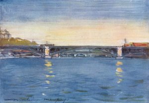 セーヌ川の午後 作： Mortimer Ludington Menpes