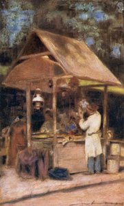 ヌイイ祭で 作： Mortimer Ludington Menpes