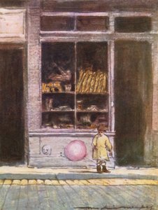 セントラルマーケット近くのパン屋 作： Mortimer Ludington Menpes
