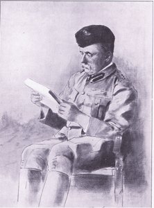 フランス大佐、挿絵はプレトリア後：ゲリラ戦争、1902年 作： Mortimer Ludington Menpes